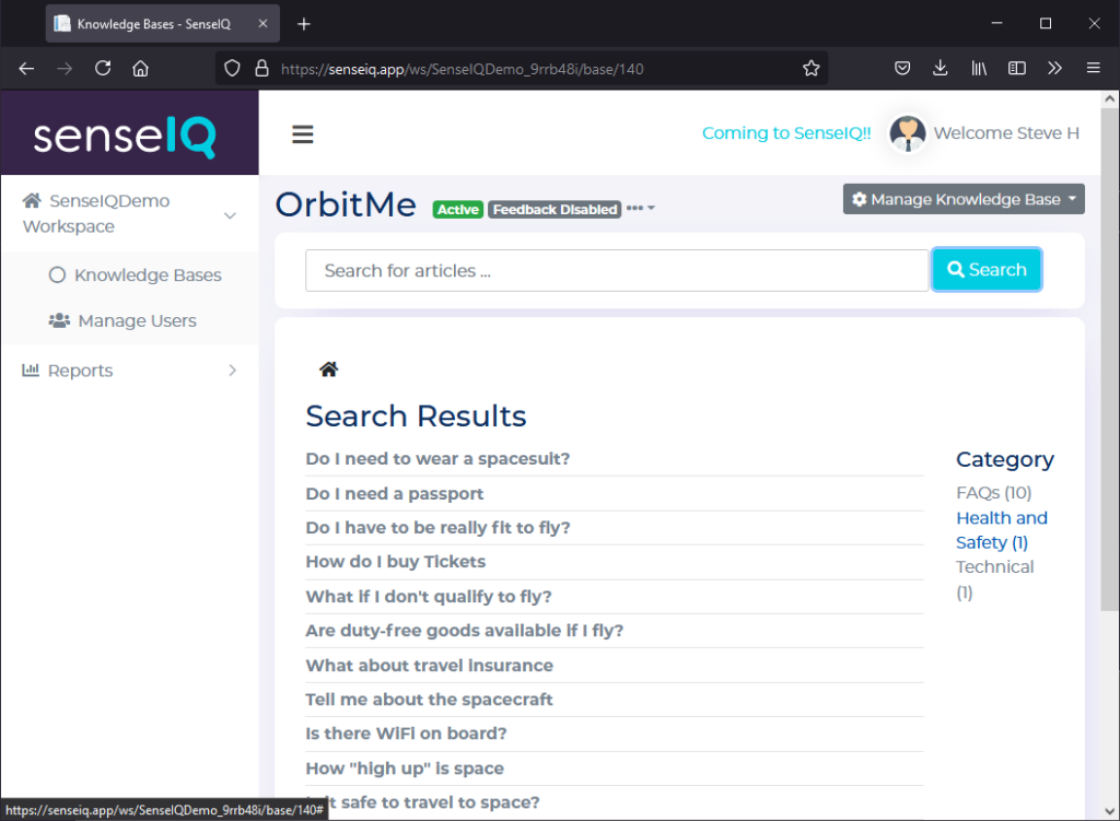 SenseIQ Features – SenseIQ